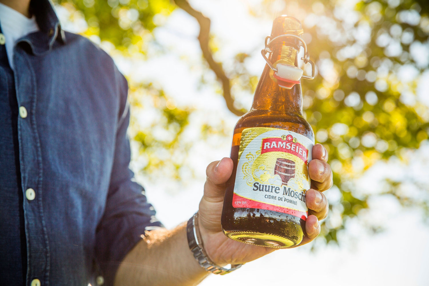 DE: glas ramseier apfelwein mit aepfeln FR: verre cidre ramseier avec pommes IT: bicchiere sidro ramseier con mele