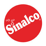 DE: Rotes rundes Logo mit weisser Sinalco Schrift FR: Logo rond rouge avec inscription blanche Sinalco IT: Logo rotondo rosso con scritta bianca Sinalco