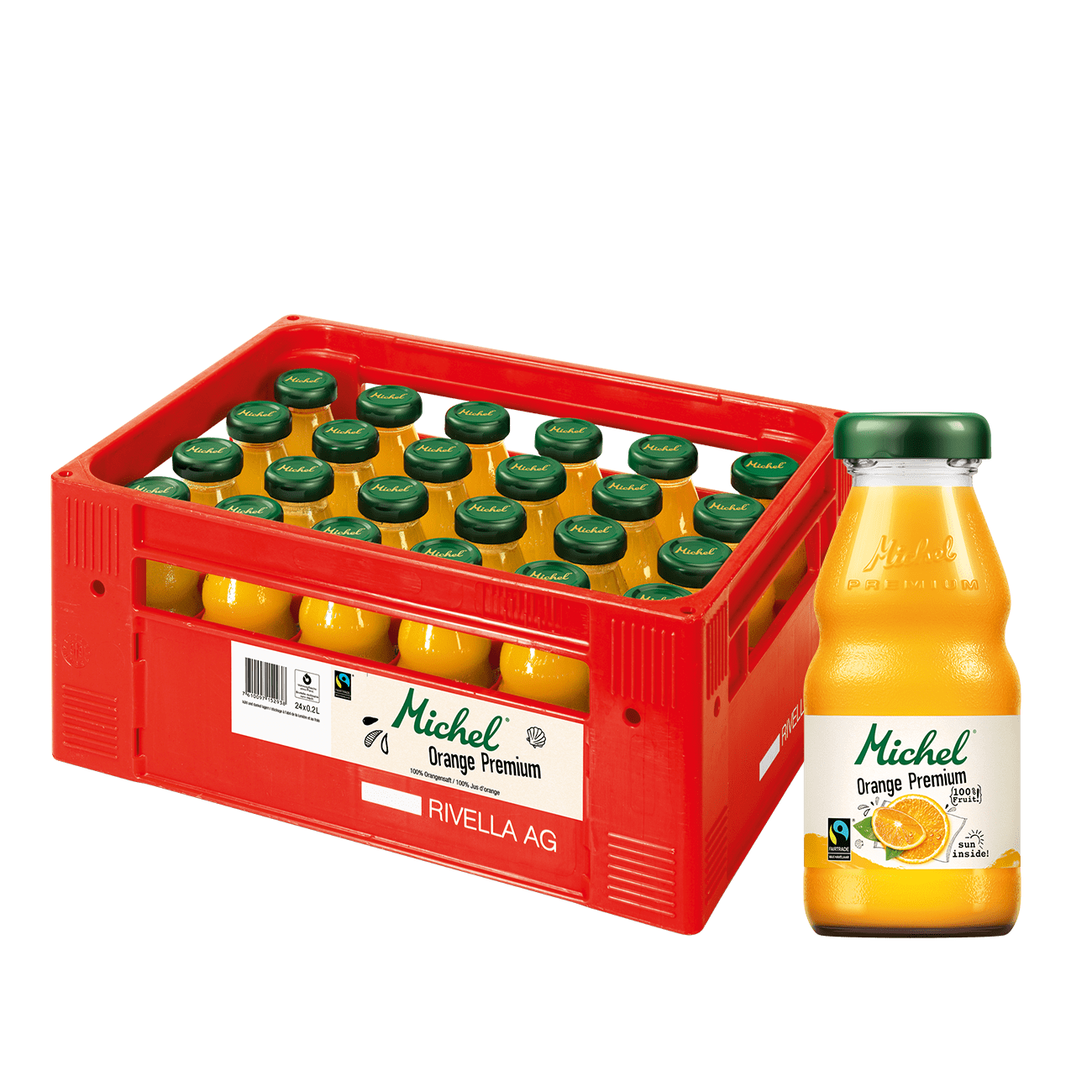 Succo d'arancia Michel Succo Premium 20cl 24-Cartone