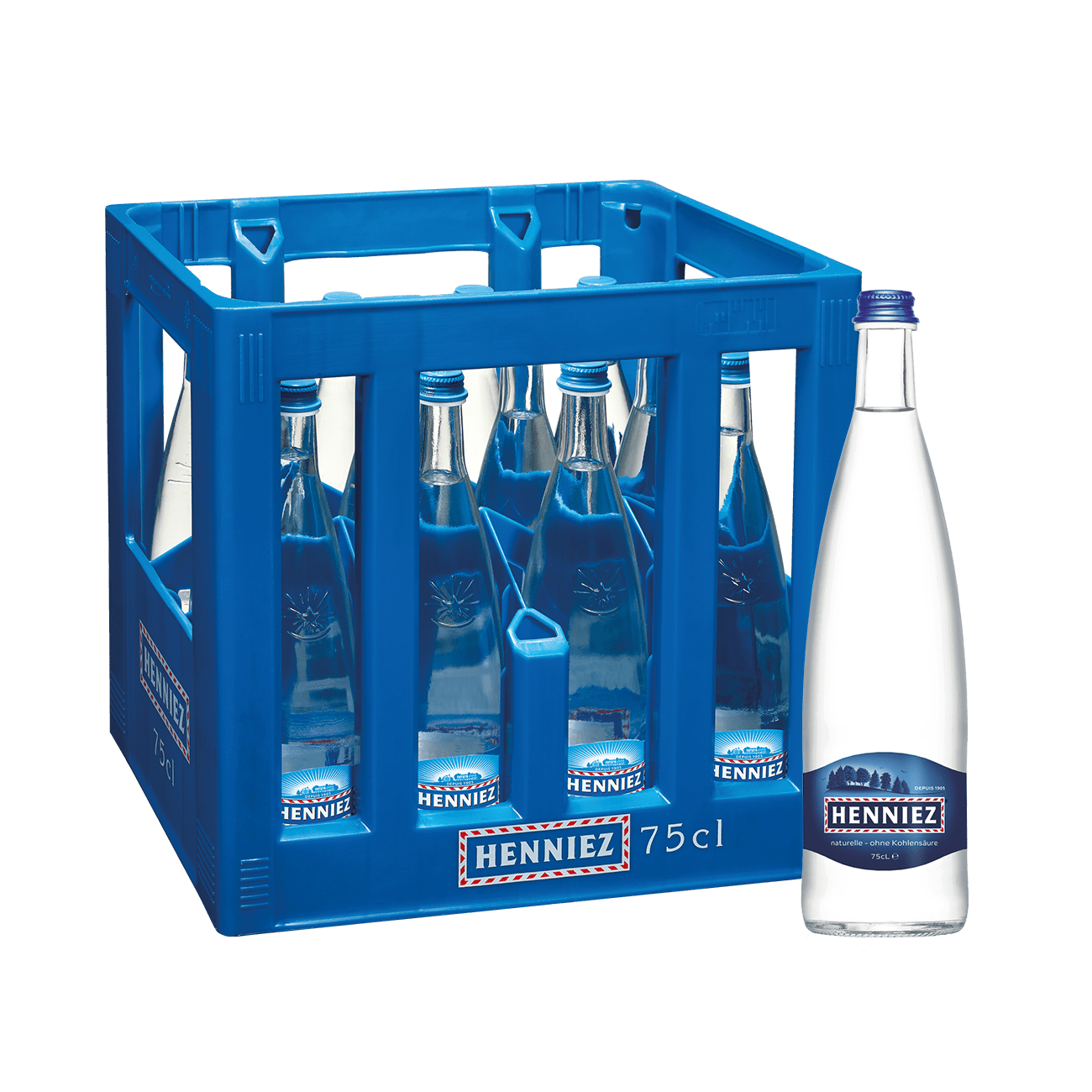 Henniez blau ohne Kohlensäure (75cl)