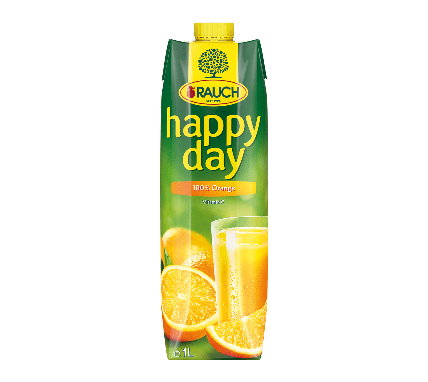 Rauch Happy Day Orangensaft 100% Saft 100cl 12-Pack