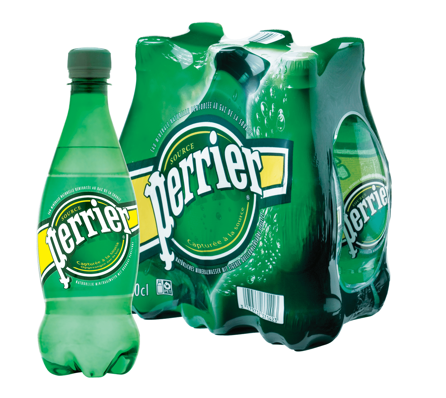 Perrier mit CO2 Wasser 50cl 6-Pack