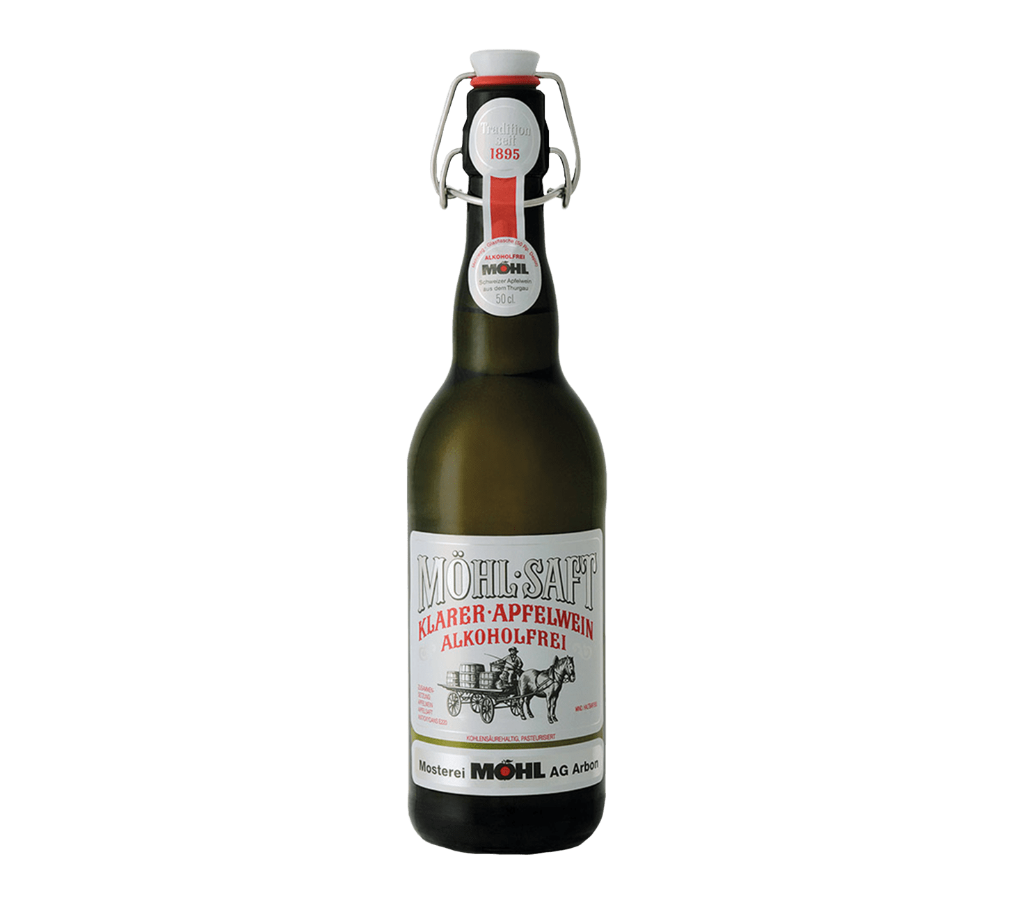 Möhl Saft klar alkoholfrei Saft 50cl 15-Harasse