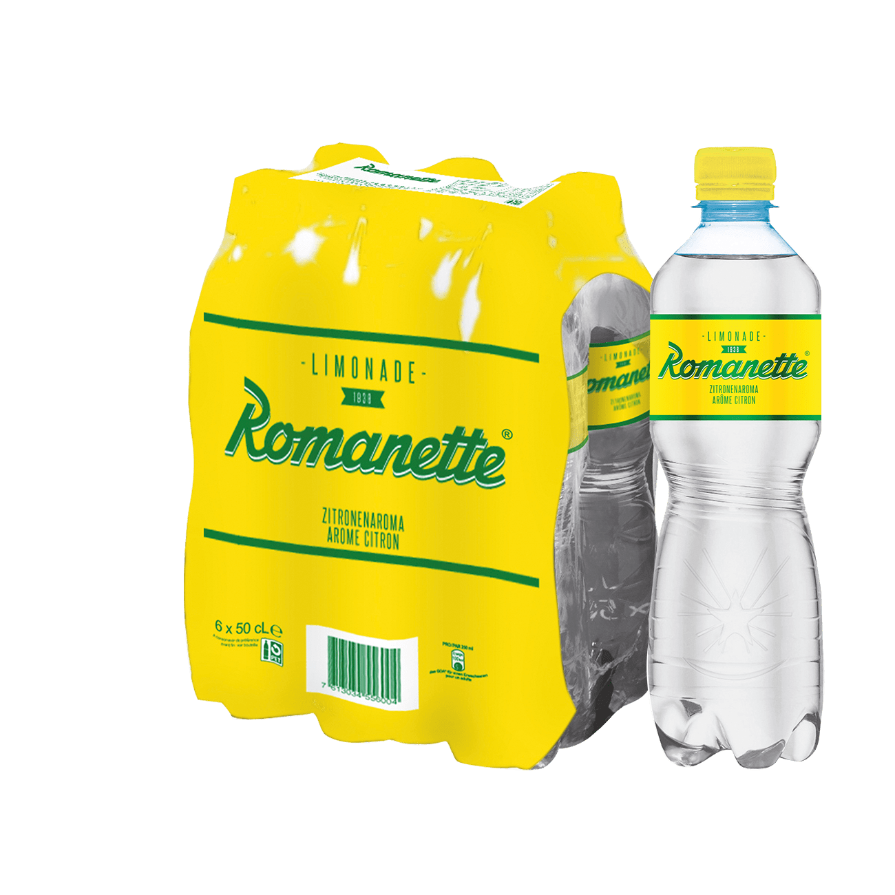 Romanette Zitrone Softdrink 50cl 6-Pack