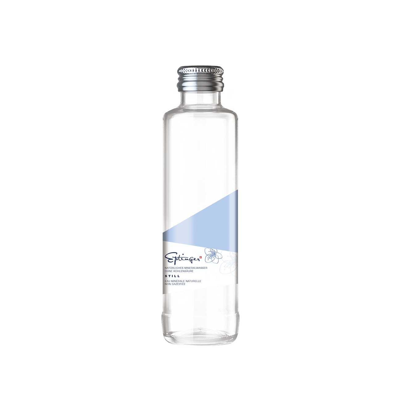 DE: Eptinger blau ohne Kohlensaeure – stilles Mineralwasser 50cl Flaschen 20er Harasse
FR: Eptinger bleu non gazeifie – eau minerale plate 50cl bouteilles casier de 20
IT: Eptinger blu naturale – acqua minerale naturale 50cl bottiglie cassa da 20