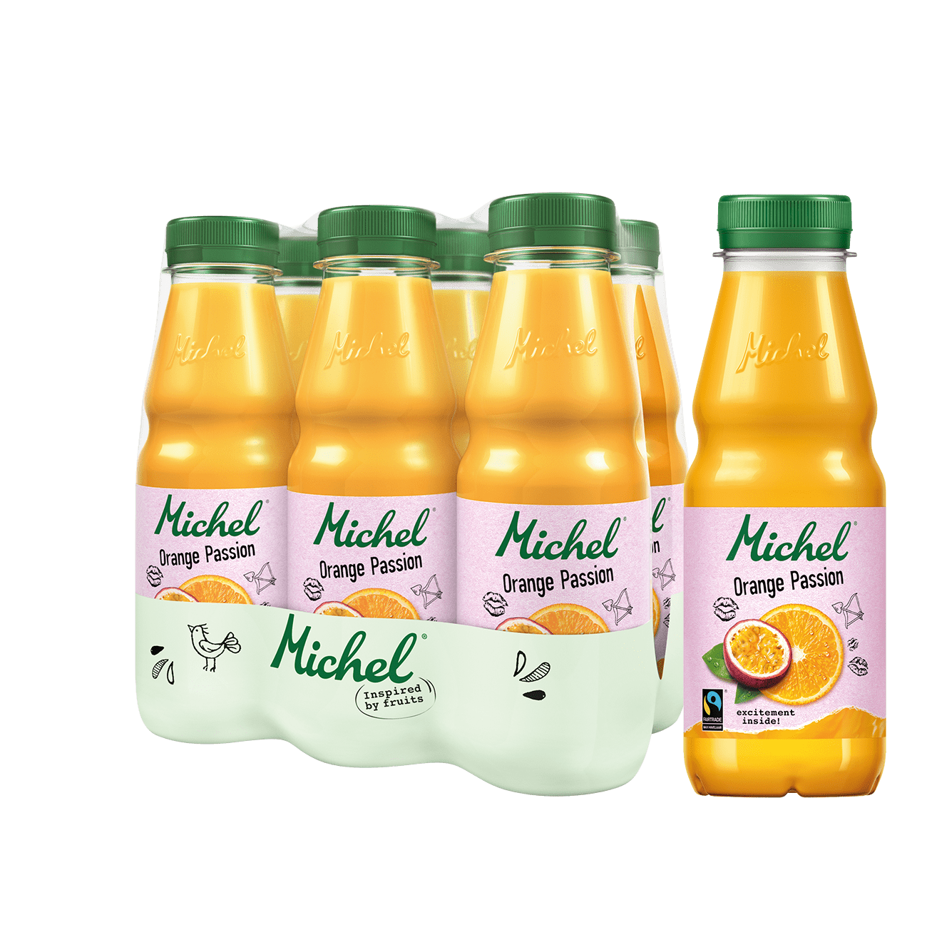 Michel Orange Passion Saft 33cl 6-Pack