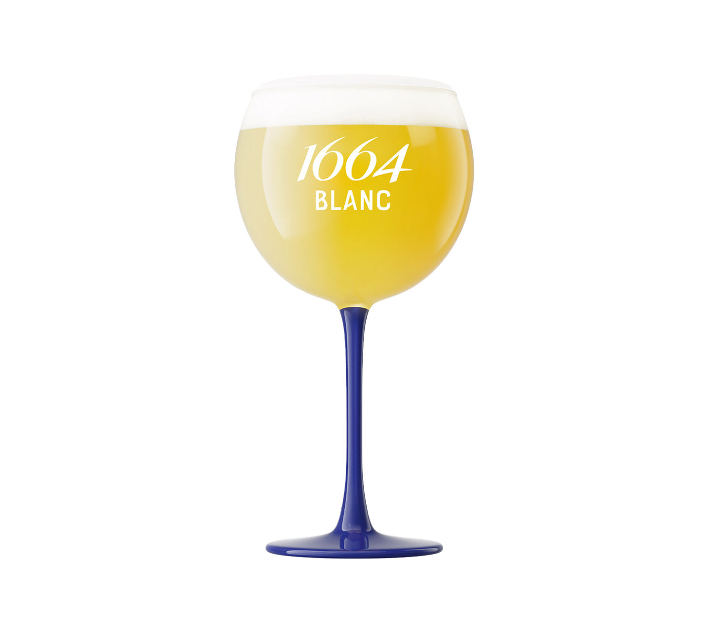 DE: 1664 Blanc Ballon Glas 33cl – bauchiges Bierglas mit langem Stiel, ideal für 1664 Blanc, vor neutralem Hintergrund.
FR: 1664 Blanc Verre Ballon 33cl – verre ballon élégant avec long pied, idéal pour 1664 Blanc, sur fond neutre.
IT: 1664 Blanc Bicchiere Ballon 33cl – calice panciuto con stelo lungo, ideale per 1664 Blanc, su sfondo neutro.