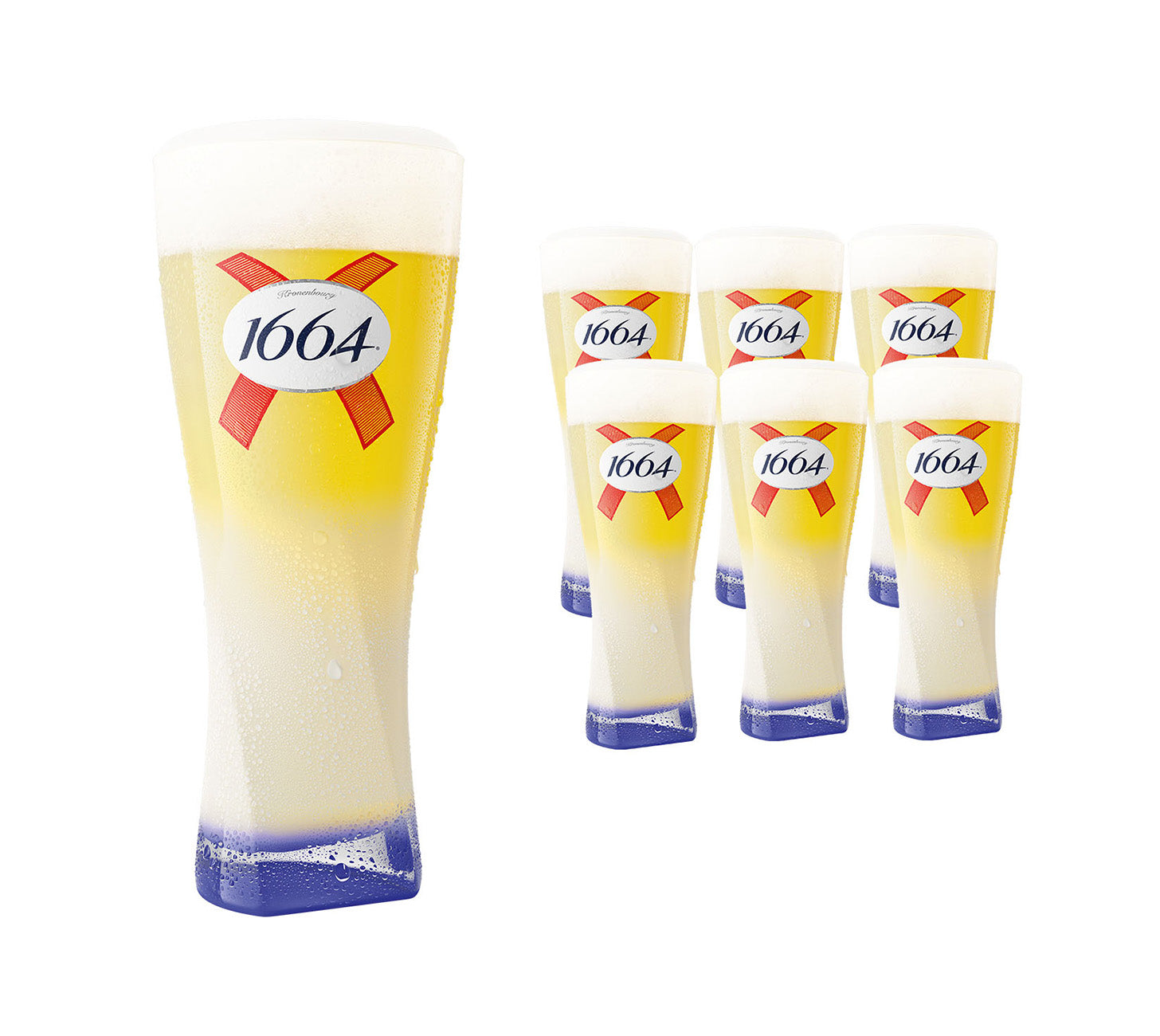 DE: 1664 Blanc Reliefglas 6×25cl – Set aus sechs eleganten Reliefgläsern für 1664 Blanc, vor neutralem Hintergrund.
FR: Verres 1664 Blanc Relief 6×25cl – set de six verres élégants à relief pour 1664 Blanc, sur fond neutre.
IT: Bicchieri 1664 Blanc Relief 6×25cl – set di sei bicchieri eleganti con rilievo per 1664 Blanc, su sfondo neutro.