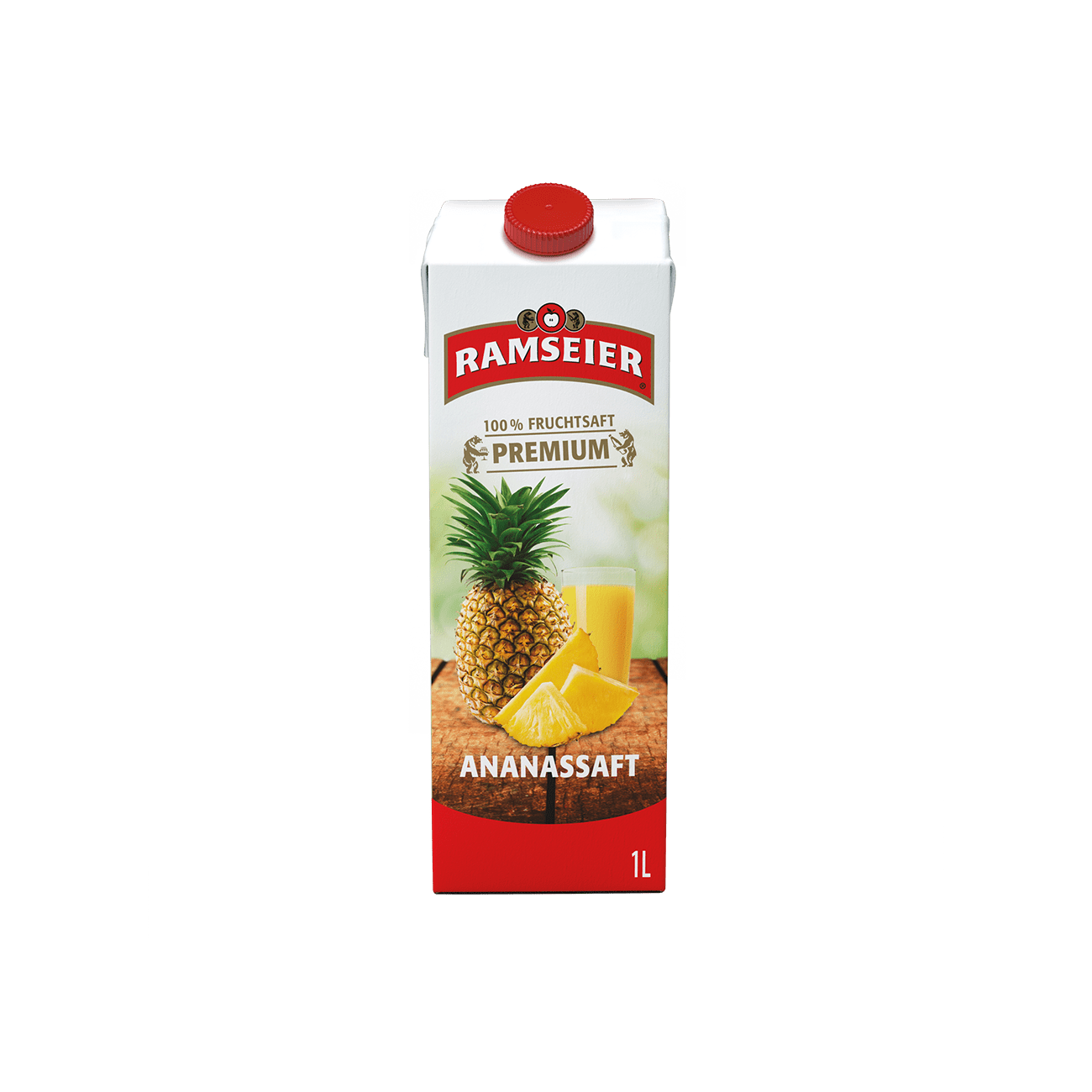 • DE: Ramseier Ananassaft 100cl 12-Pack – exotischer Fruchtsaft in Literflaschen
• FR: Ramseier Jus d’ananas 100cl 12-pack – jus de fruit exotique en bouteilles d’un litre
• IT: Ramseier Succo di ananas 100cl 12-cassa – succo di frutta esotico in bottiglie da un litro
Keywords: ananassaft, fruchtsaft, feldschloesschen-getraenkeshop