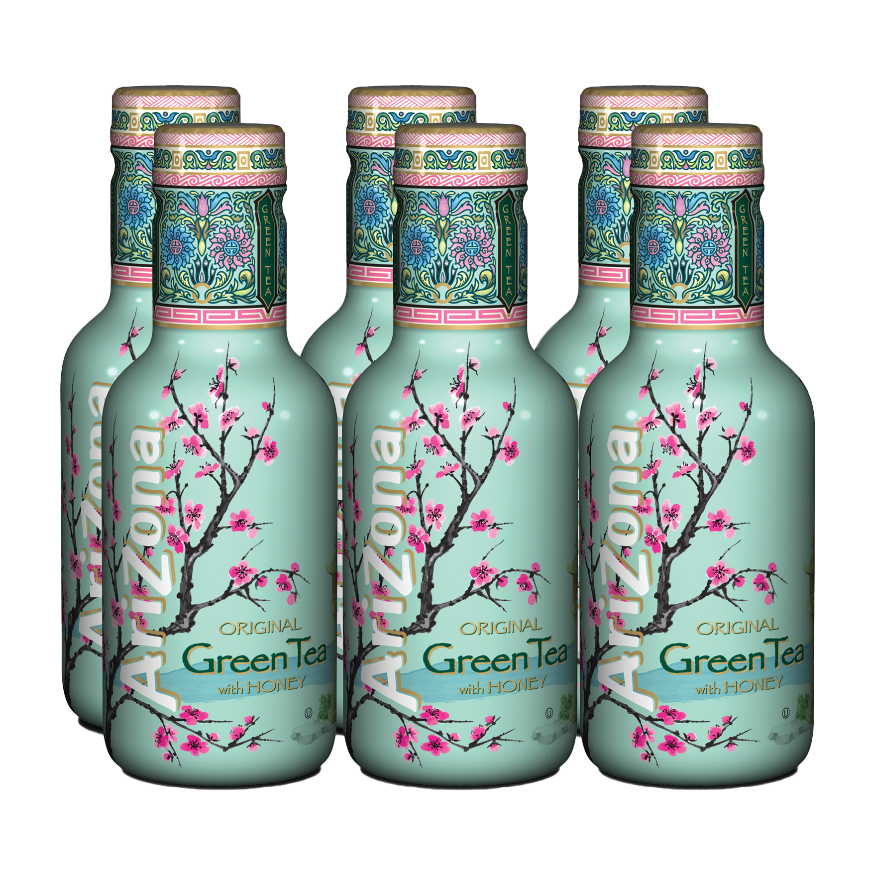 Arizona Green Tea mit Honig Softdrink 50cl 6-Pack