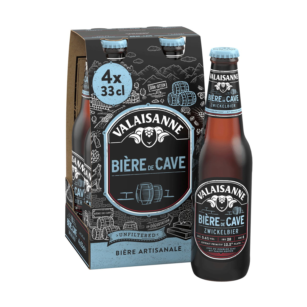 Valaisanne Bière de Cave (33cl)