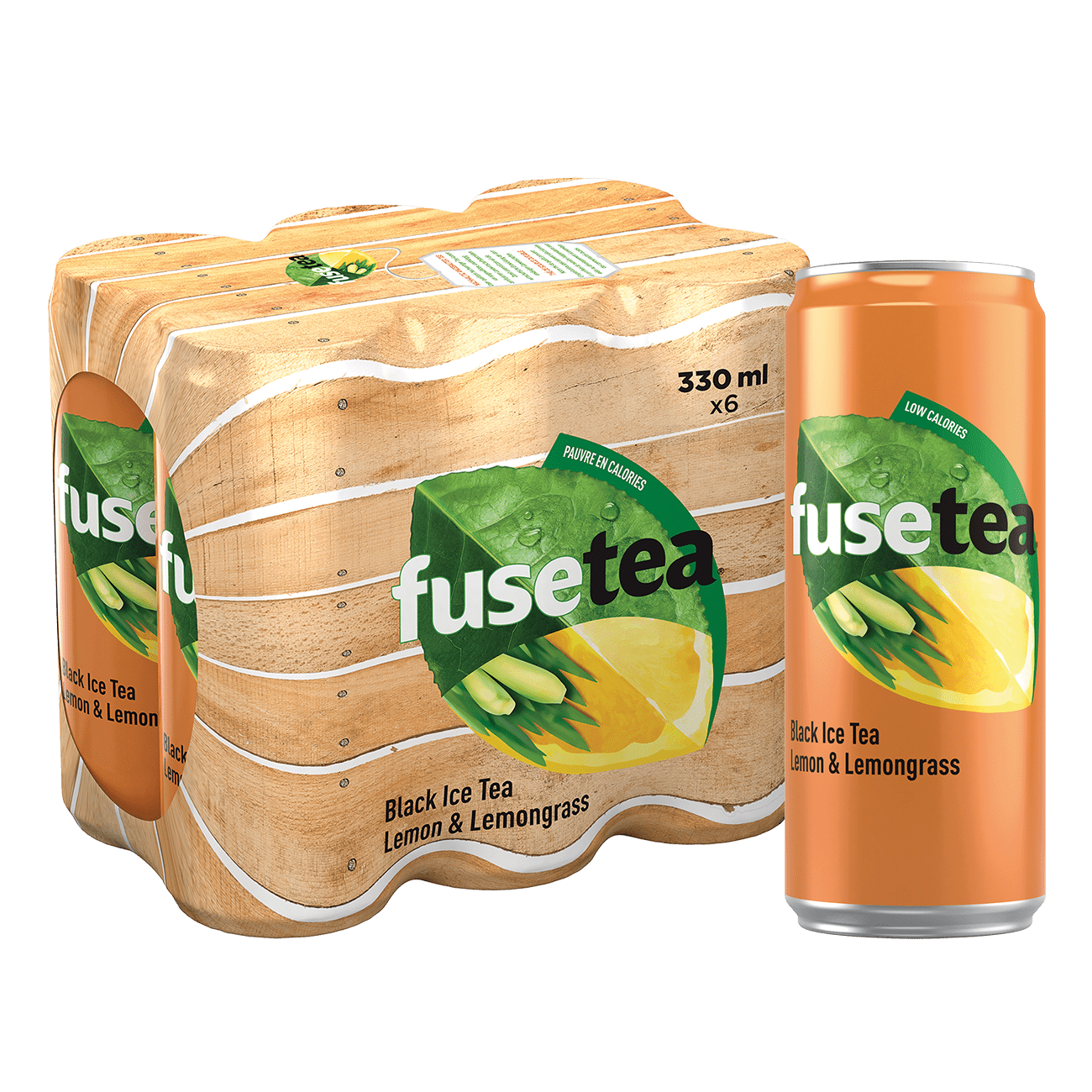 Fusetea Lemon Lemongrass Eistee 33cl 6-Pack