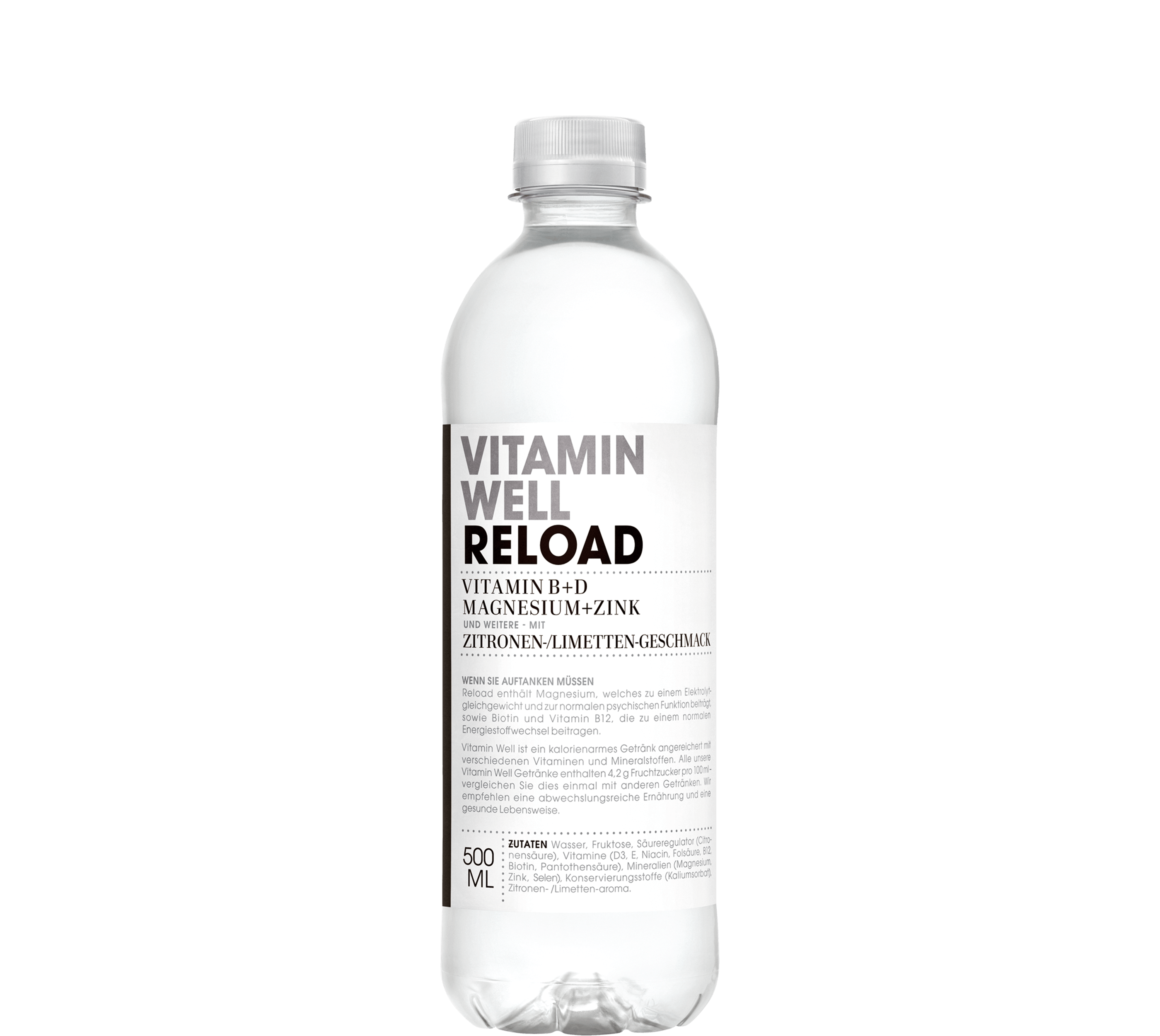 Boisson sportive et bien-être Vitamin Well Reload 50 cl, pack de 12