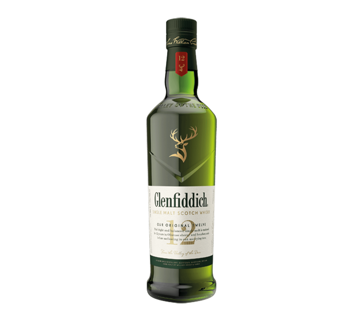 Glenfiddich 12Y Single Malt Scotch Spirits 1x70cl