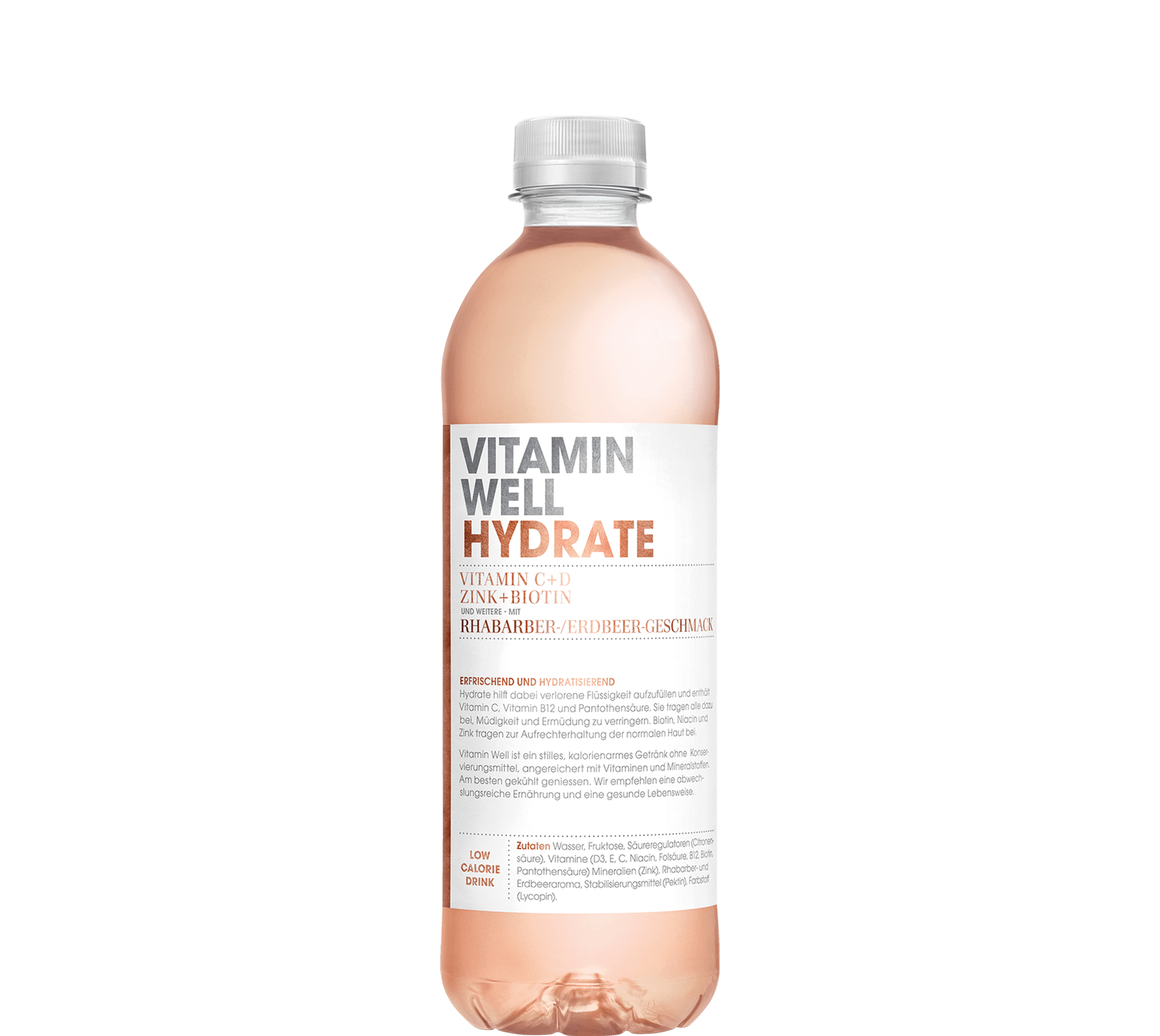 Vitamin Well Hydrate Boisson Sport et Bien-être 50 cl, pack de 12