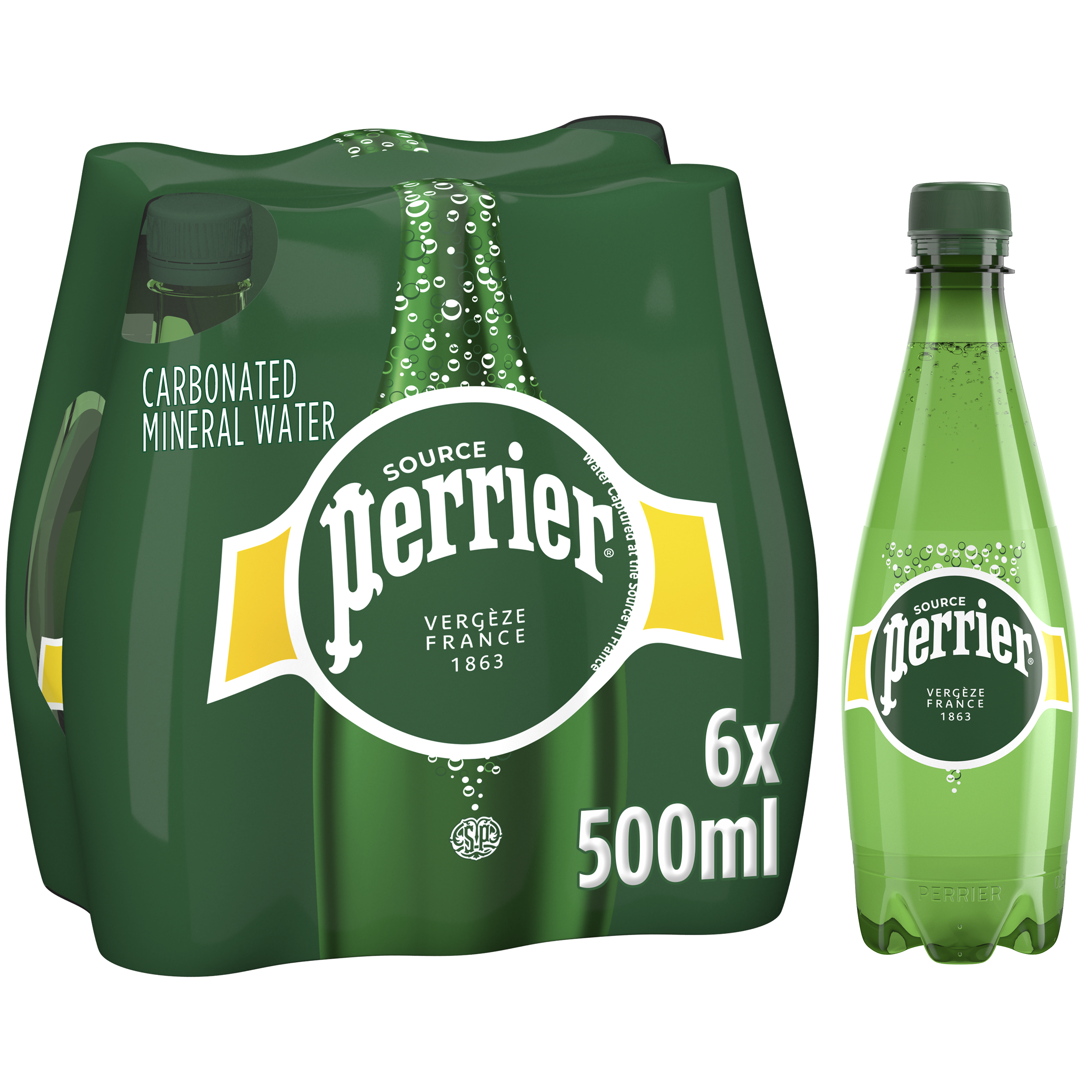 Perrier con acqua CO2 50cl confezione da 6
