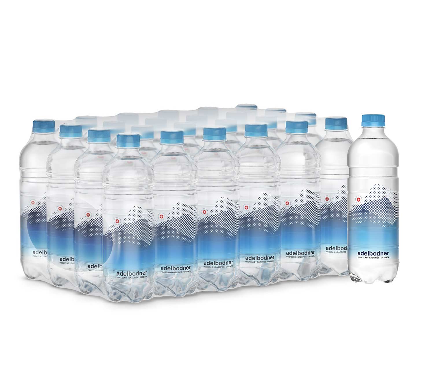 Eau pétillante Adelbodner 50 cl, pack de 24