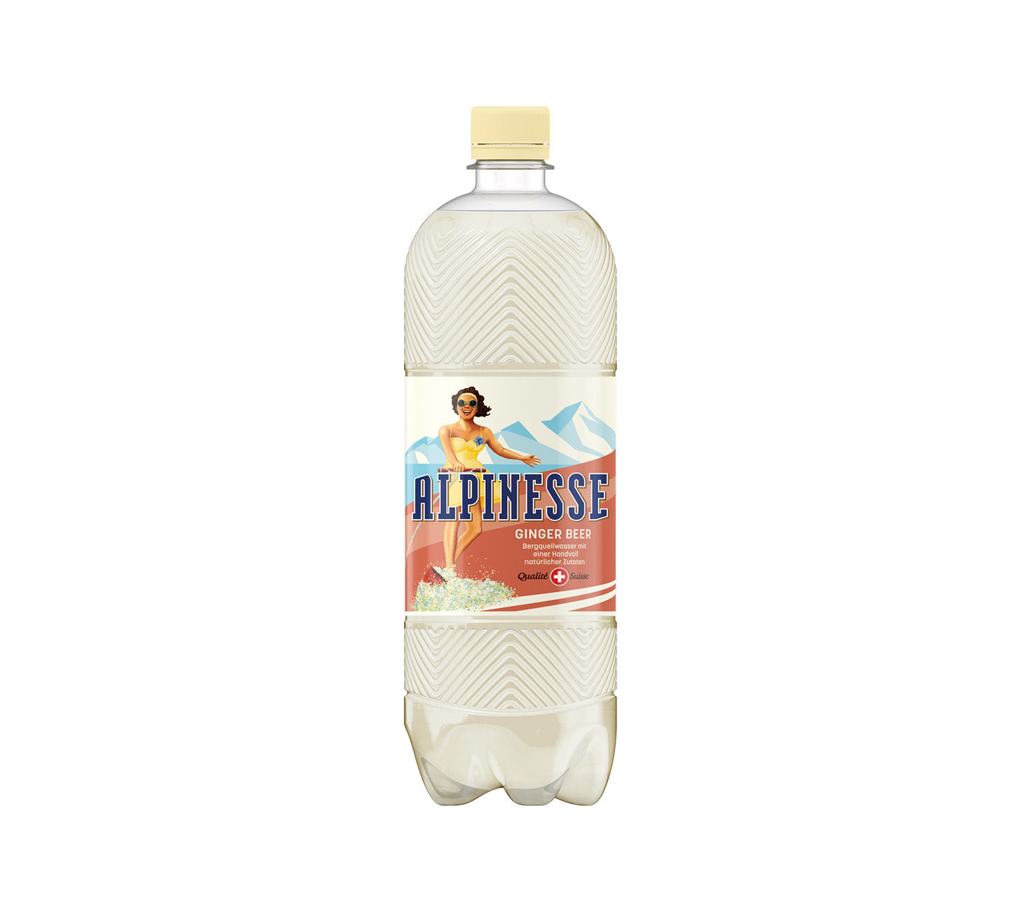 DE: Alpinesse Ginger Beer 100cl – würzig-scharfes Ingwergetränk mit prickelnder Frische.
FR: Alpinesse Ginger Beer 100cl – boisson au gingembre épicée et pétillante.
IT: Alpinesse Ginger Beer 100cl – bibita allo zenzero piccante e frizzante.