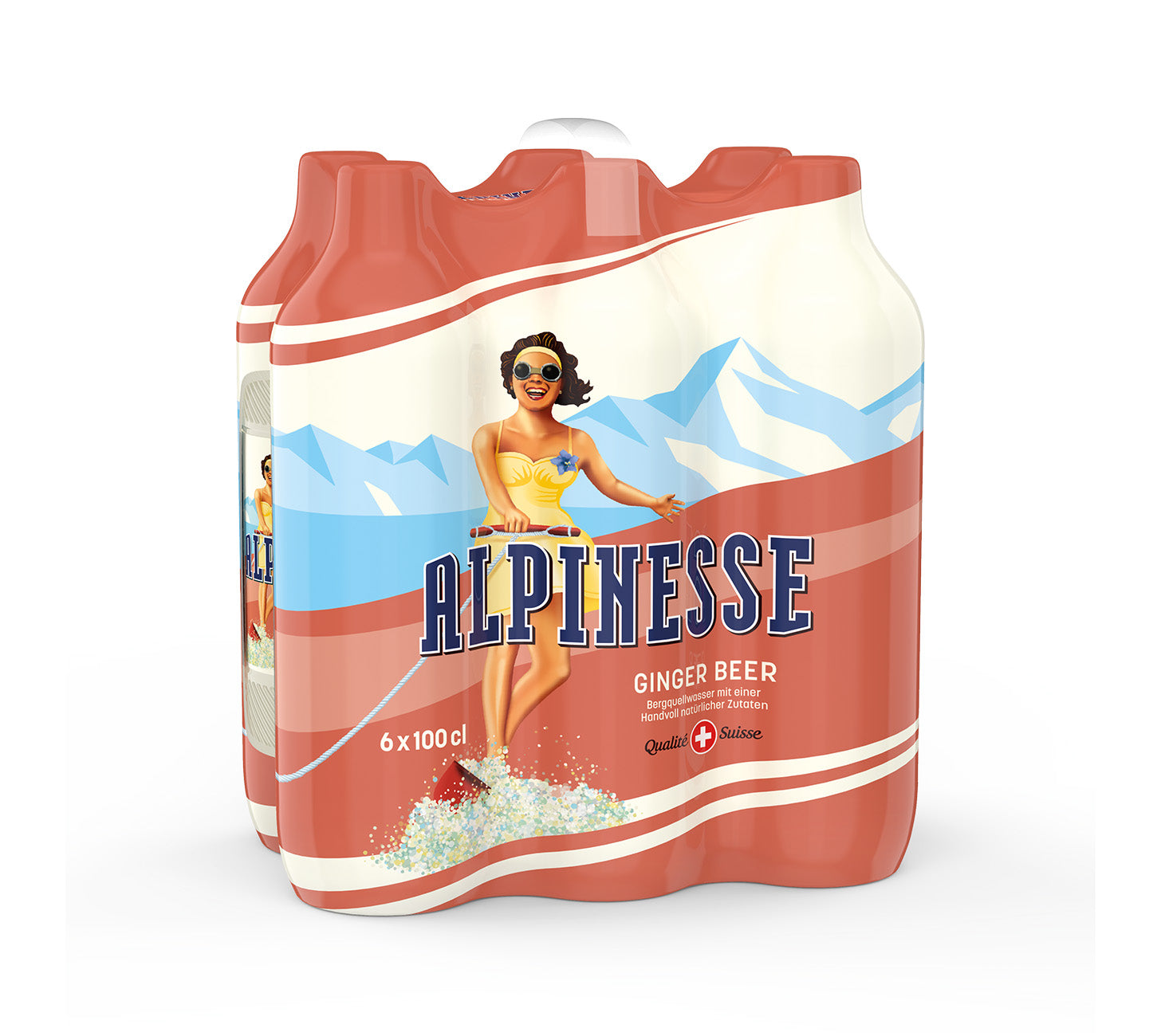 DE: Alpinesse Ginger Beer 6x100cl – kräftiges Ingwer-Softgetränk, würzig und erfrischend.
FR: Alpinesse Ginger Beer pack 6x100cl – boisson au gingembre intense et rafraîchissante.
IT: Alpinesse Ginger Beer confezione 6x100cl – bevanda allo zenzero intensa e fresca.