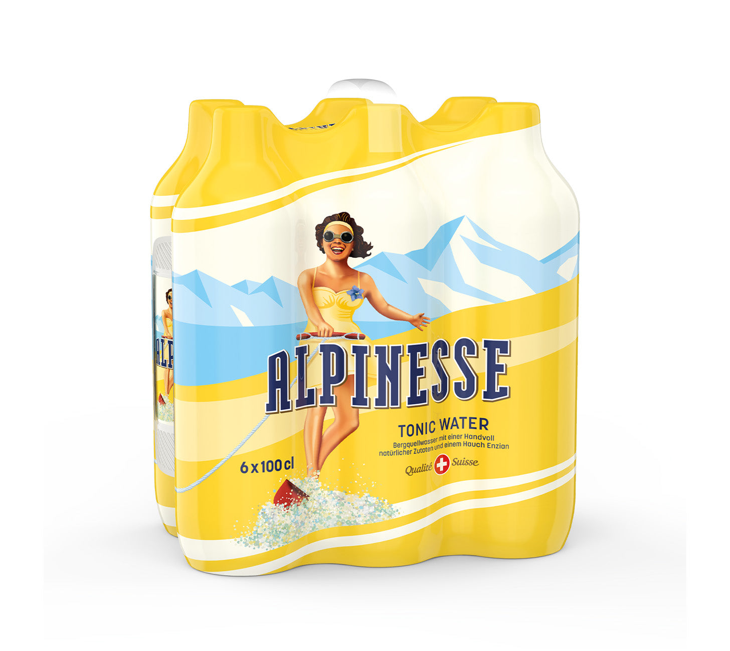 DE: Alpinesse Tonic Water 100cl 6-Pack – prickelnd, bitter und ideal zum Mixen.
FR: Alpinesse Tonic Water 100cl 6-pack – pétillant, amer et parfait pour les cocktails.
IT: Alpinesse Tonic Water 100cl 6-pack – frizzante, amaro e ideale per i mix.