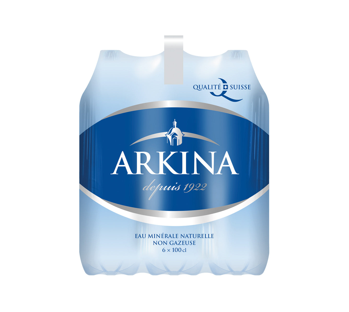 DE: Arkina Blau ohne Kohlensäure 100cl 6-Pack – stilles Mineralwasser in PET-Flaschen für den täglichen Genuss.
FR: Arkina Bleu sans gaz 100cl 6-Pack – eau minérale plate en bouteilles PET pour une consommation quotidienne.
IT: Arkina Blu senza gas 100cl 6-Pack – acqua minerale naturale senza bollicine in bottiglie PET per il consumo quotidiano.
