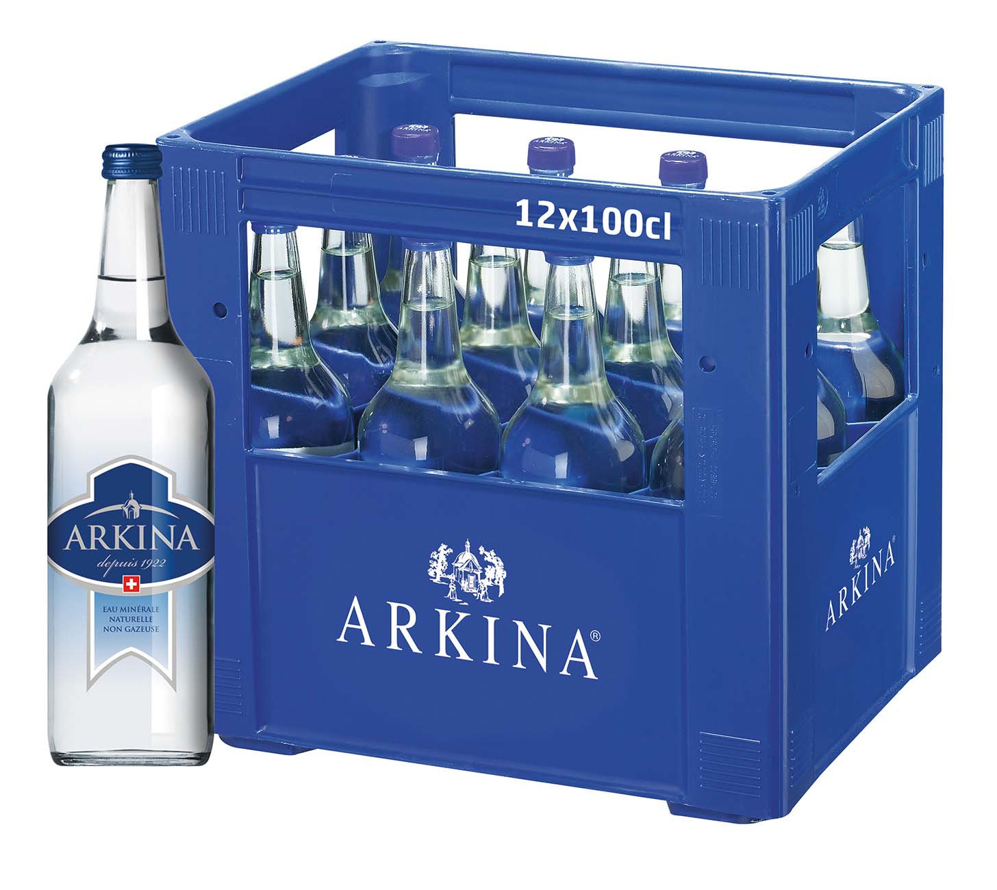 Arkina blau ohne Kohlensäure (100cl)