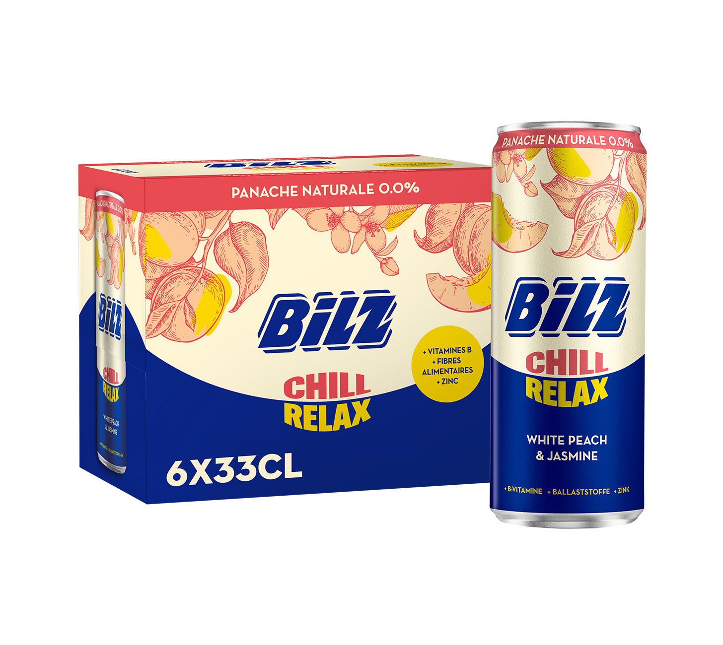 DE:
Bilz Chill & Relaxt White Peach & Jasmine 24×33cl MHI – Erfrischungsgetraenk mit weissem Pfirsich und Jasmin, leicht und aromatisch
FR:
Bilz Chill & Relaxt White Peach & Jasmine 24×33cl MHI – boisson rafraîchissante saveur pêche blanche et jasmin, légère
IT:
Bilz Chill & Relaxt White Peach & Jasmine 24×33cl MHI – bevanda rinfrescante gusto pesca bianca e gelsomino, leggera
Keywords:
bilz chill relaxt, white peach jasmine, erfrischungsgetraenk, pfirsich, jasmin, 24x33cl, mhi