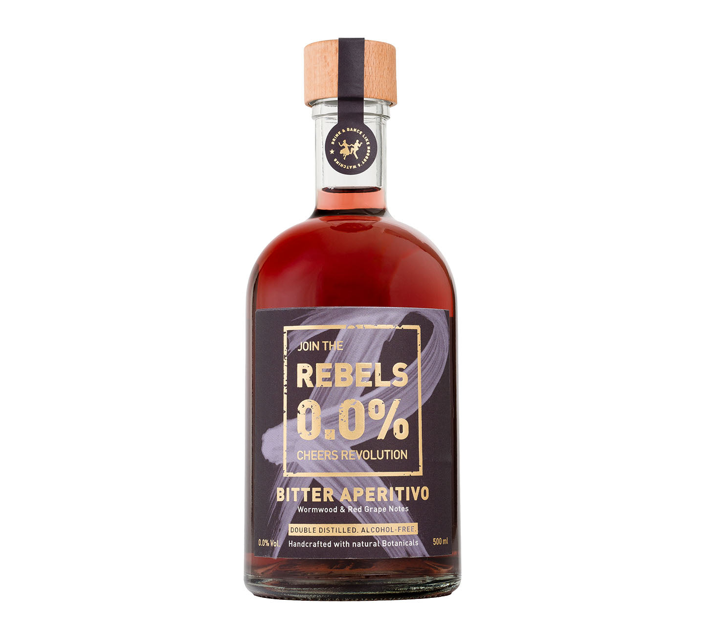 Rebels 0.0% BITTER APERITIF ALTERNATIVE alkoholfreie Spirituosen 1x50cl
