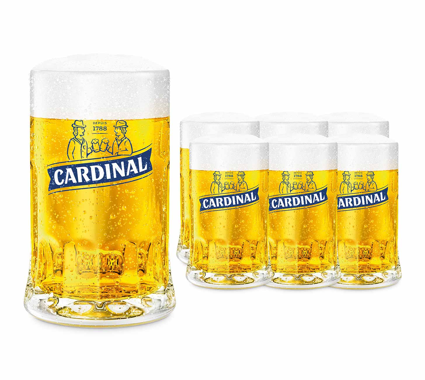 DE: Cardinal Henkelglas 50cl – offizielles Bierglas im 6er-Set
FR: Cardinal chope a biere 50cl – verre officiel en lot de 6
IT: Cardinal boccale di birra 50cl – bicchiere ufficiale set 6
Keywords: cardinal, henkelglas, bierglas, feldschloesschen-getraenkeshop