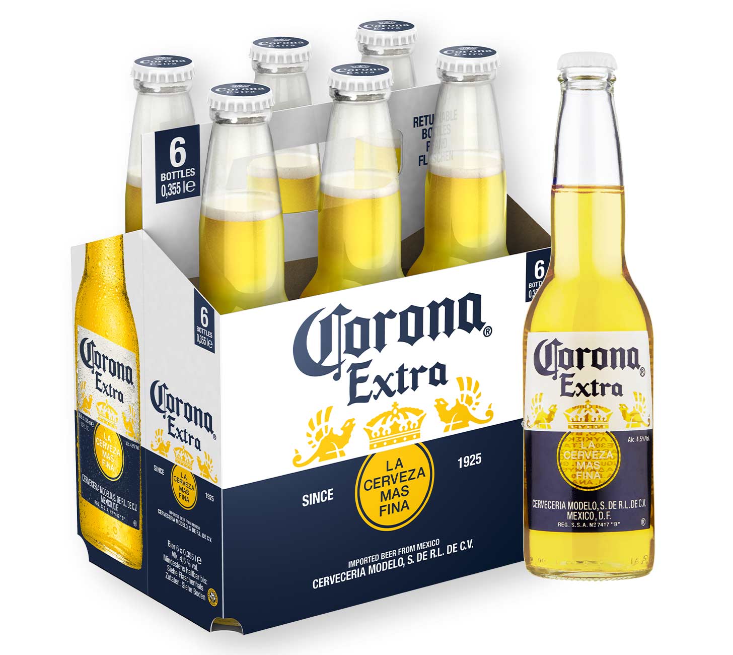 Corona Extra Beer 35,5cl confezione da 6