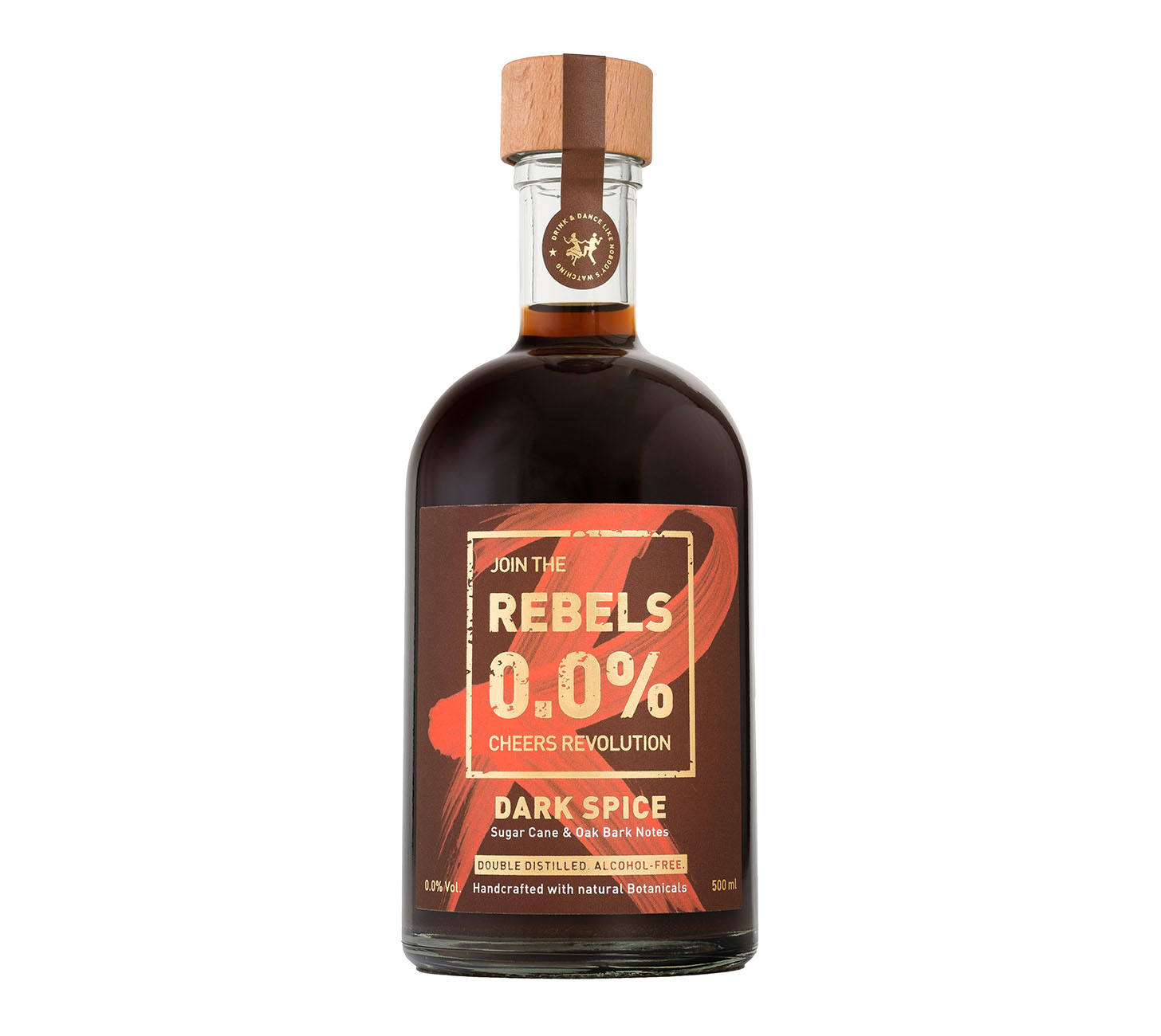 Rebels 0,0% DARK SPICE alternative au rhum sans alcool 1x50cl