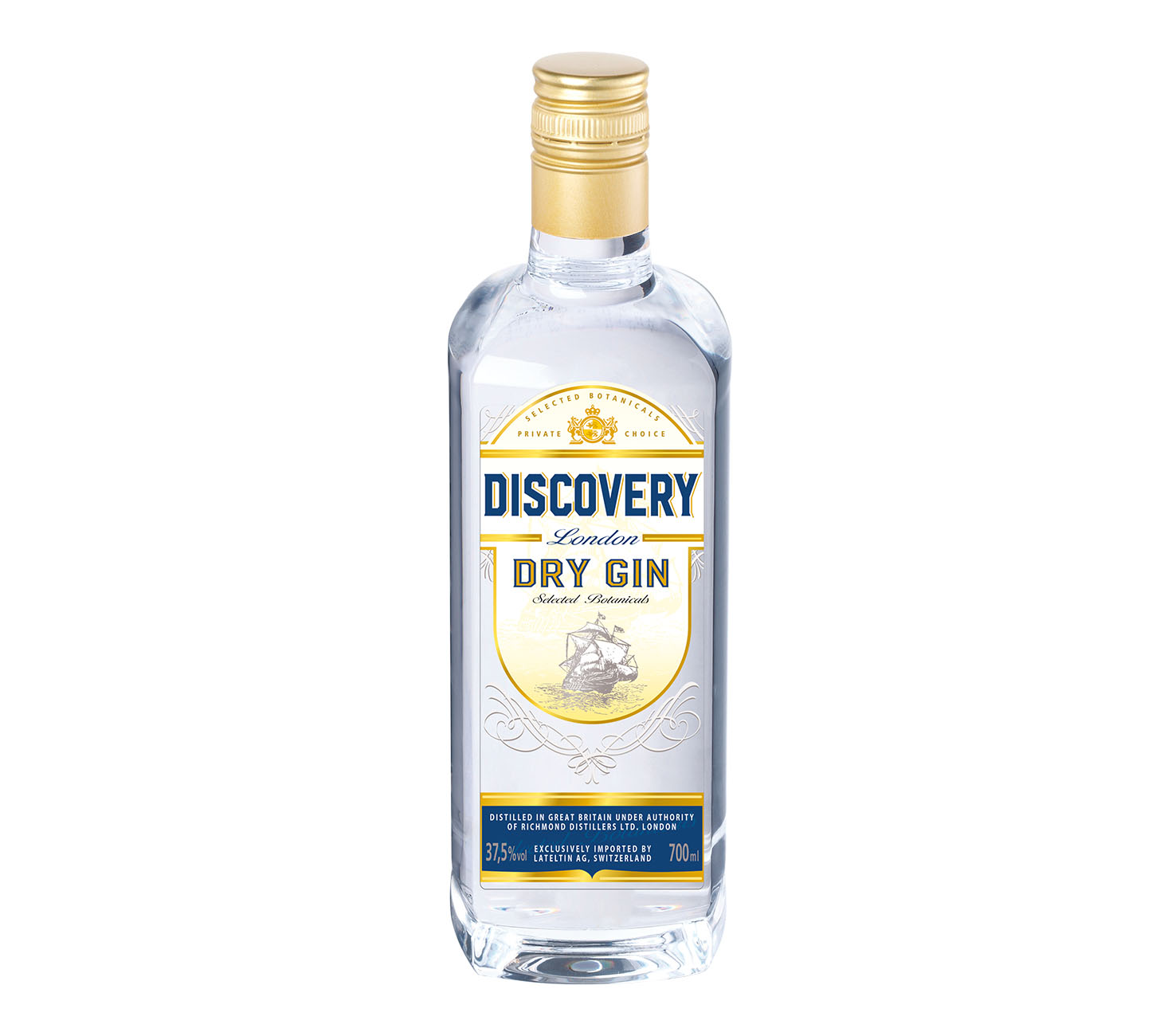 Discovery Dry Gin Spirits 1x70cl
