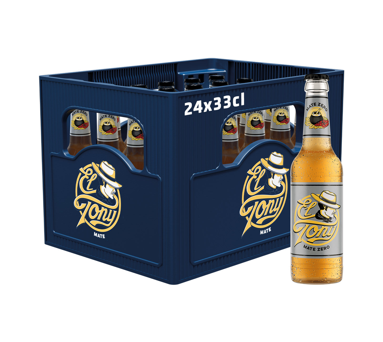 DE:
El Tony Mate Zero Mehrweg-Flaschenharasse 24×33cl MHI – zuckerfreies Mate-Getraenk, kalorienarm und nachhaltig, Mehrweg-Gebinde
FR:
El Tony Mate Zero harasse de bouteilles réutilisables 24×33cl MHI – boisson au maté sans sucre, faible en calories et durable
IT:
El Tony Mate Zero cassa di bottiglie a rendere 24×33cl MHI – bevanda al maté senza zucchero, poche calorie e sostenibile
Keywords:
el tony mate zero, mate getraenk, ohne zucker, kalorienarm, koffeinhaltig, mehrweg flaschenharasse, 24x33cl