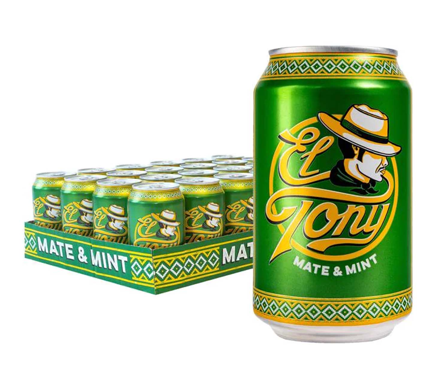 DE: El Tony Mate Minze Energy Drink – 24x33cl Dosenpack
FR: El Tony Mate Minze Energy Drink – pack de 24 canettes 33cl
IT: El Tony Mate Minze Energy Drink – confezione da 24 lattine 33cl
Keywords: el tony mate minze, energy drink kaufen, feldschloesschen-getraenkeshop