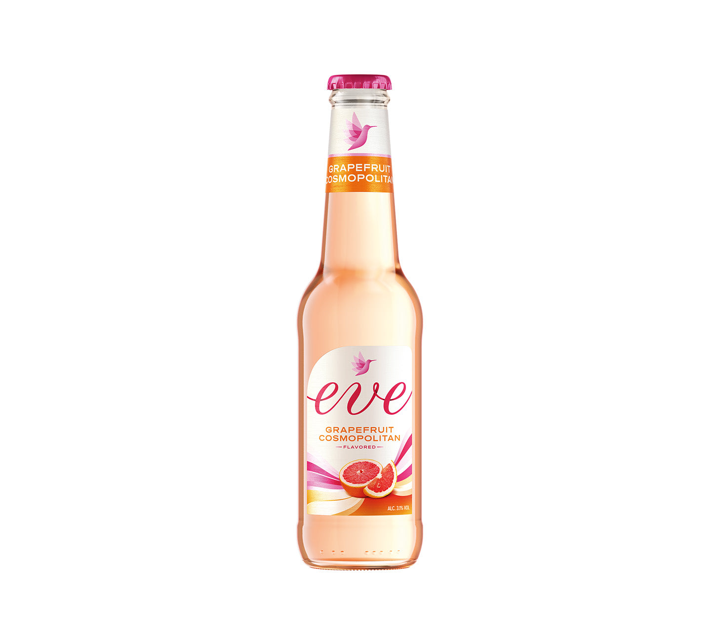 DE: Eve Grapefruit Cosmopolitan Biermischgetränk 27.5cl mit Grapefruitgeschmack
FR: Eve Grapefruit Cosmopolitan boisson à base de bière 27.5cl au pamplemousse
IT: Eve Grapefruit Cosmopolitan bevanda a base di birra 27.5cl al pompelmo