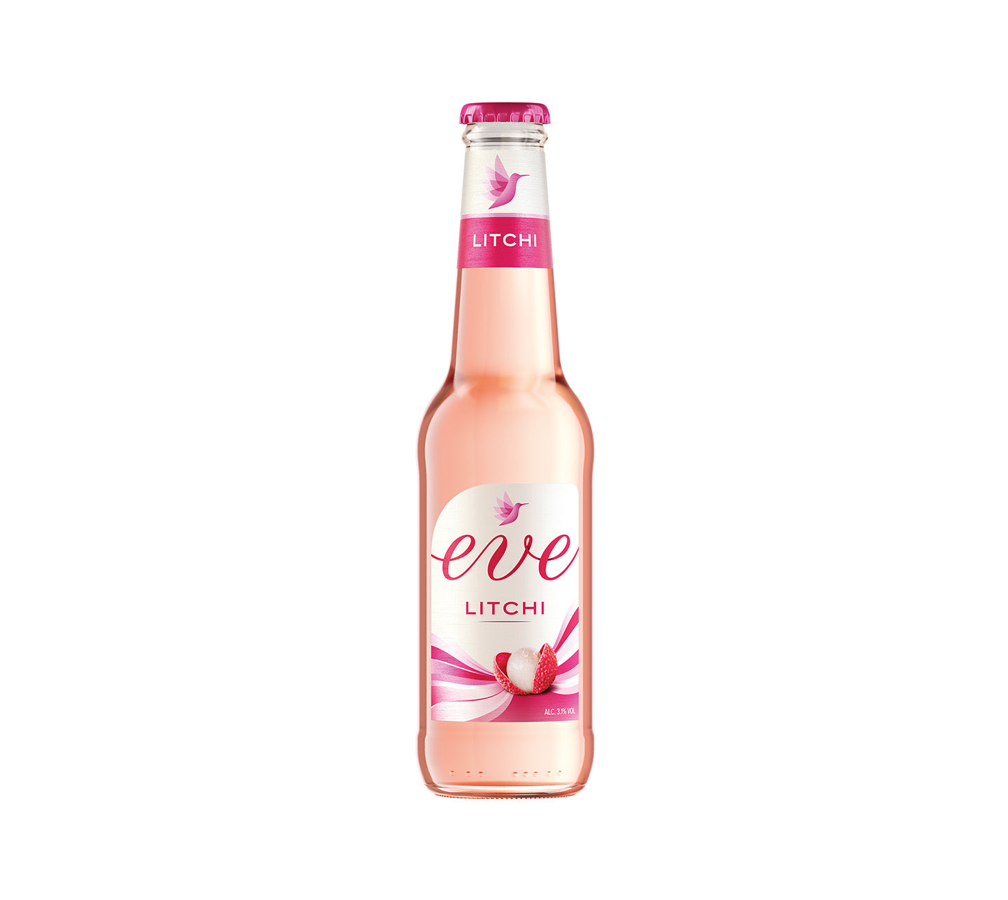 DE: Eve Litchi Biermischgetränk 27.5cl, exotische Litschi-Note.
FR: Eve Litchi boisson à la bière 27.5cl, saveur litchi.
IT: Eve Litchi bevanda alla birra 27.5cl, gusto litchi.