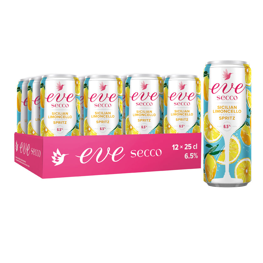 Eve Secco Limoncello Spritz Prosecco 25cl 12-Pack