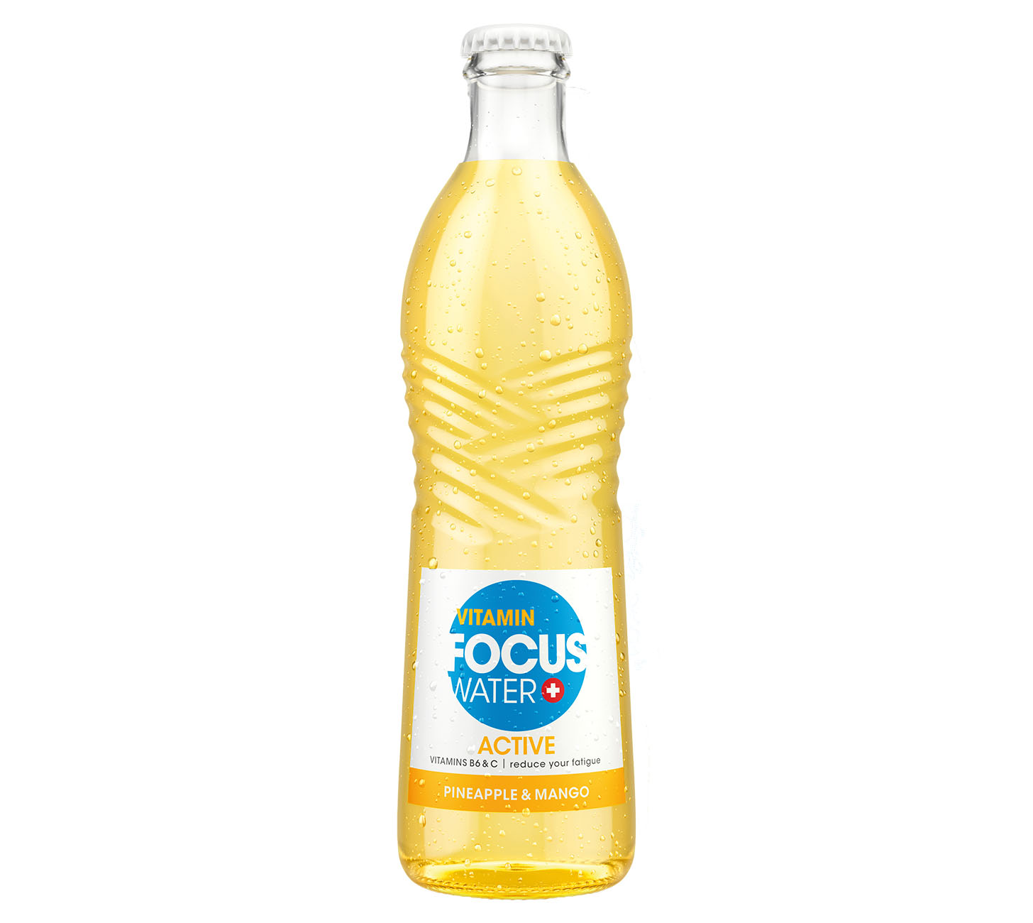 DE: Focuswater Active Ananas Mango 33cl 24-Pack – Erfrischungsgetraenk mit Vitaminen, Flasche, Vorratspack
FR: Focuswater Active ananas et mangue 33cl 24-Pack – boisson bien-etre, pack
IT: Focuswater Active ananas e mango 33cl 24-Pack – bevanda wellness, confezione
Keywords: focuswater, active, sportgetraenk, wellnessgetraenk, feldschloesschen-getraenkeshop