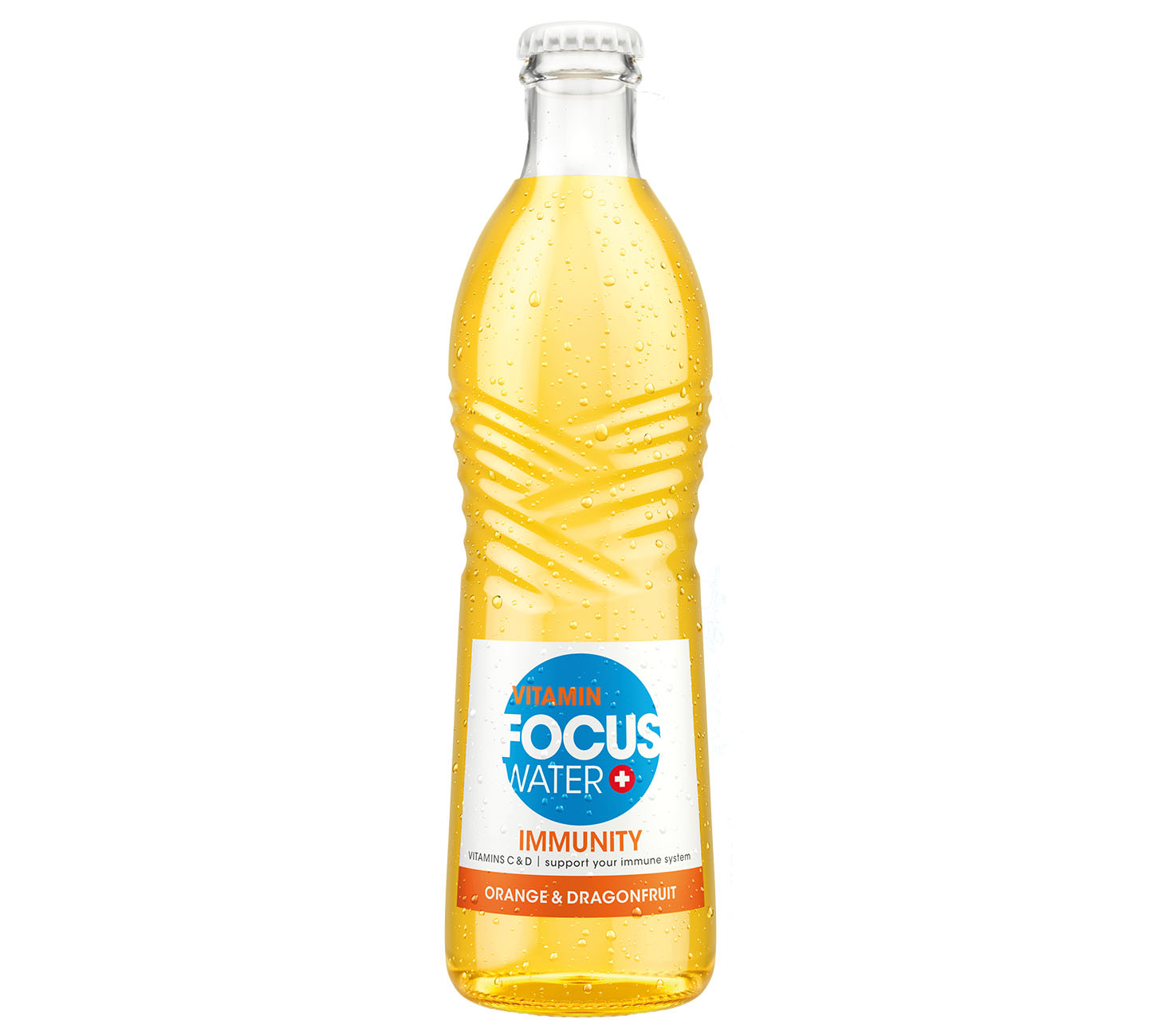 DE: Focuswater Immunity Orange Dragonfruit 33cl 24-Pack – Erfrischungsgetraenk mit Vitaminen, Flasche, Vorratspack
FR: Focuswater Immunity orange et fruit du dragon 33cl 24-Pack – boisson bien-etre, pack
IT: Focuswater Immunity arancia e frutto del drago 33cl 24-Pack – bevanda wellness, confezione
Keywords: focuswater, immunity, sportgetraenk, wellnessgetraenk, feldschloesschen-getraenkeshop