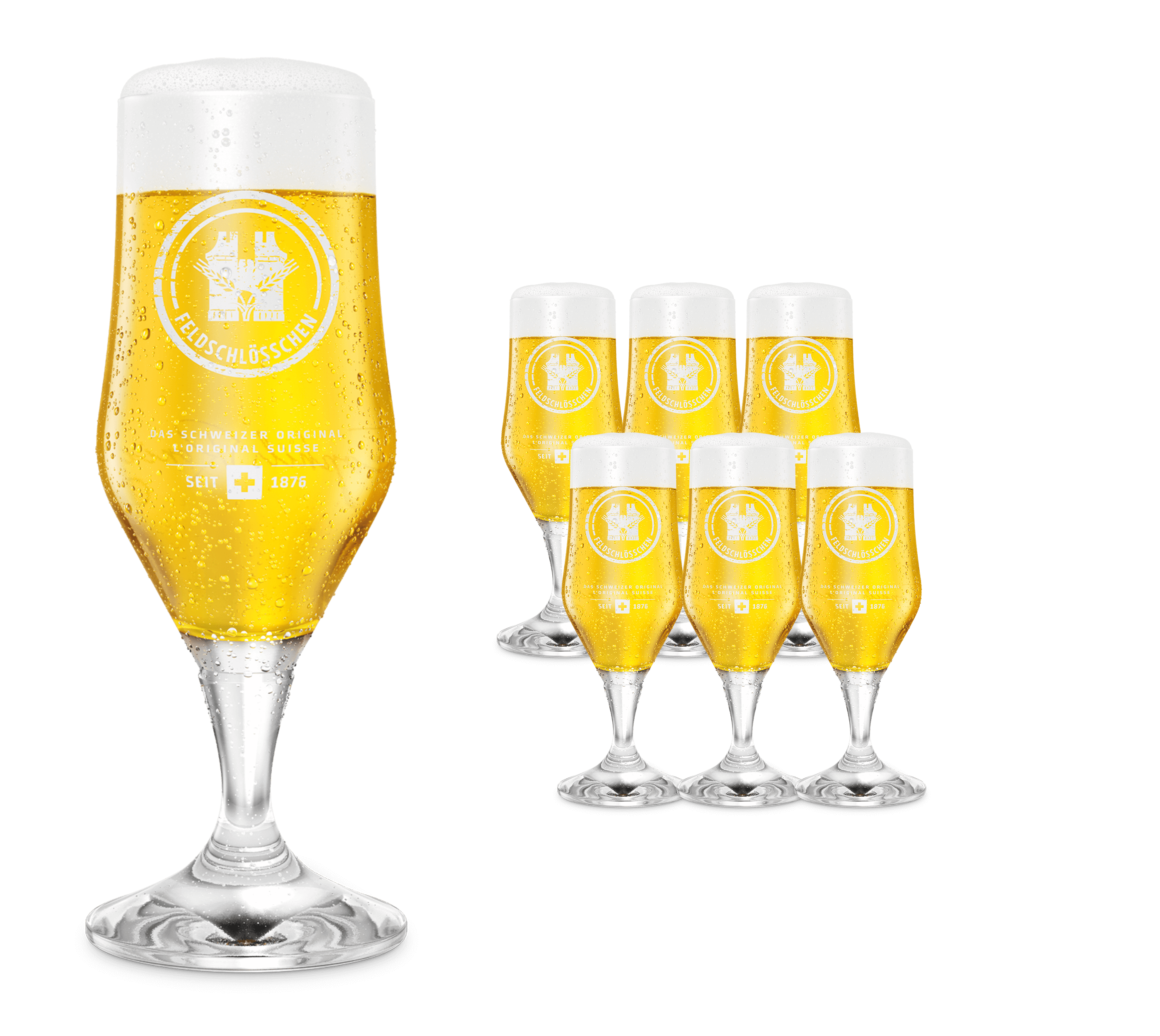 Verre à pied Feldschlösschen 6x30cl