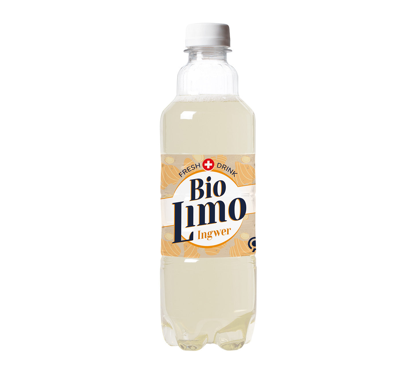 Boisson rafraîchissante bio au gingembre et à la limonade, 50 cl, paquet de 12