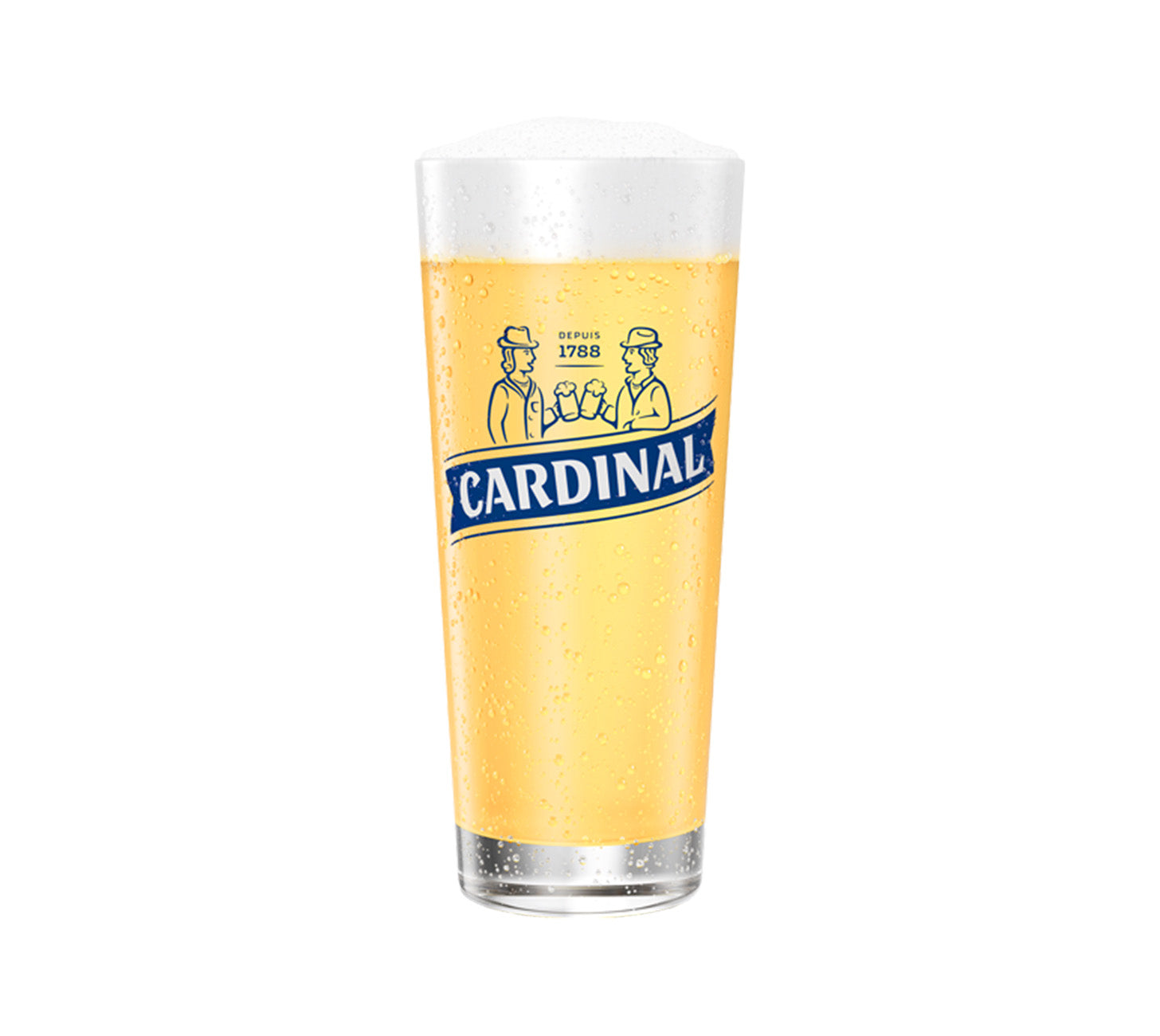DE: Cardinal Stangenglas 30cl – offizielles Bierglas
FR: Cardinal verre stange 30cl – verre à bière officiel
IT: Cardinal bicchiere stange 30cl – bicchiere da birra ufficiale