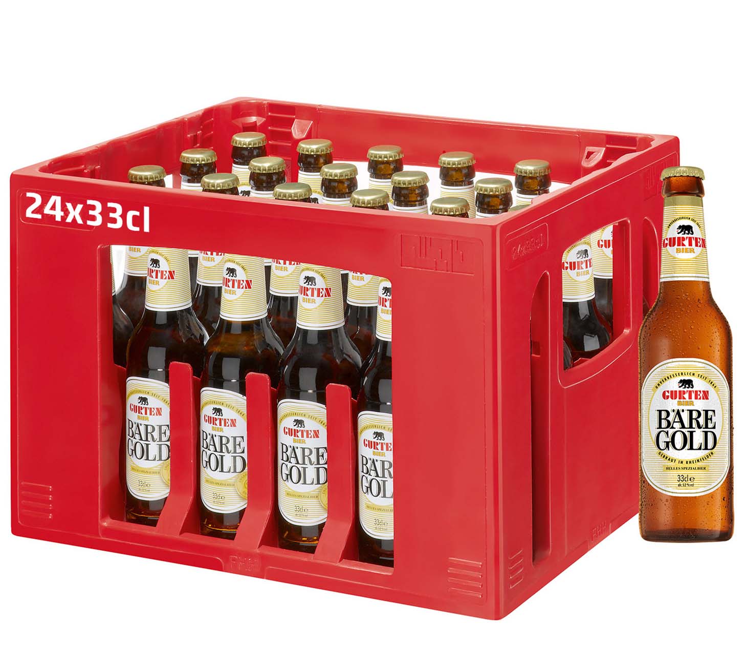 DE: Gurten Bäre Gold Bier 33cl 24-Harasse – mildes Schweizer Bier im 24er-Pack.
Keywords: gurten baere gold, bier, feldschloesschen-getraenkeshop
FR: Gurten Baere Gold biere 33cl 24-caisses – doux et rafraichissant.
Keywords: gurten baere gold, biere, feldschloesschen-getraenkeshop
IT: Gurten Baere Gold birra 33cl 24-cassette – delicato e rinfrescante.
Keywords: gurten baere gold, birra, feldschloesschen-getraenkeshop