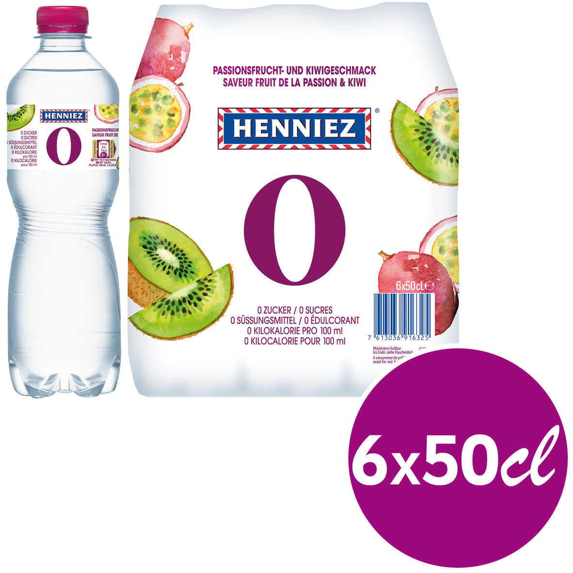 Henniez 0 Passion Kiwi (50cl)
