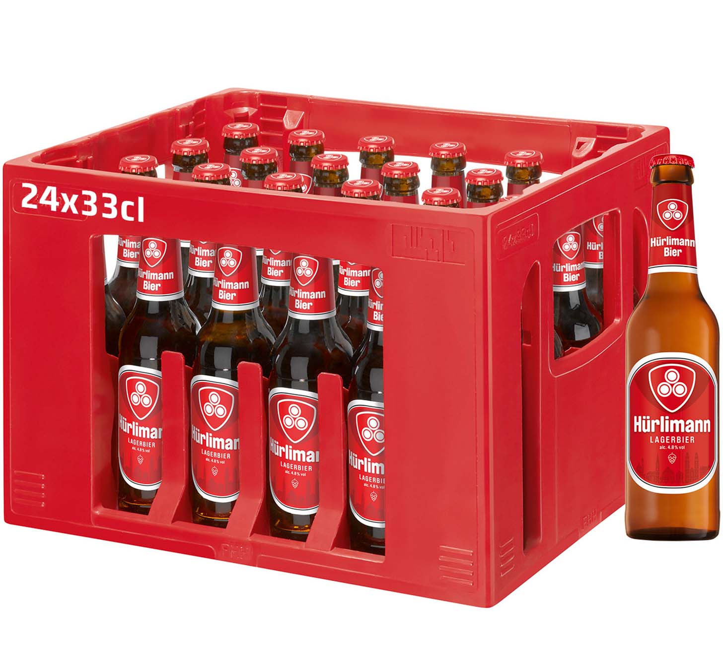 Bière blonde Hürlimann 33cl 24 cartons