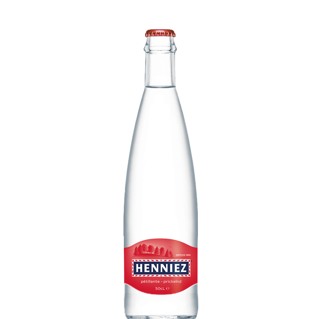 Henniez rot mit Kohlensäure Wasser 50cl 20-Harasse