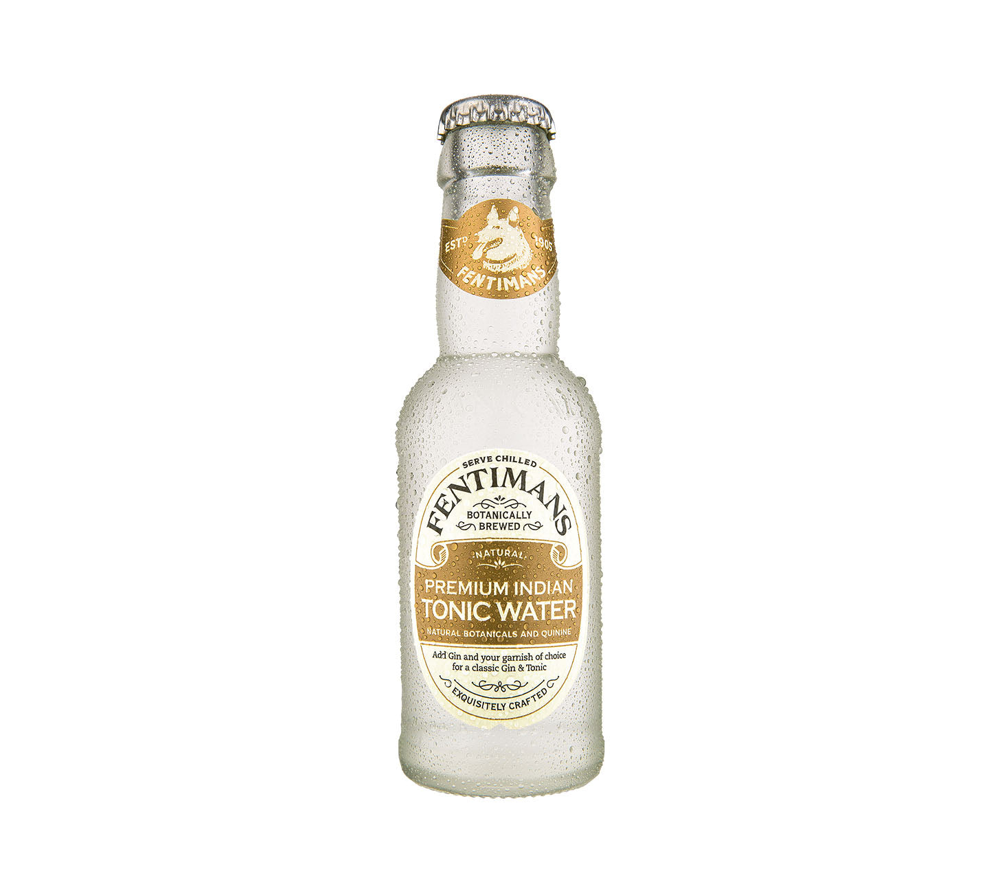 Boisson gazeuse Fentimans Indian Tonic Water 20 cl, pack de 24