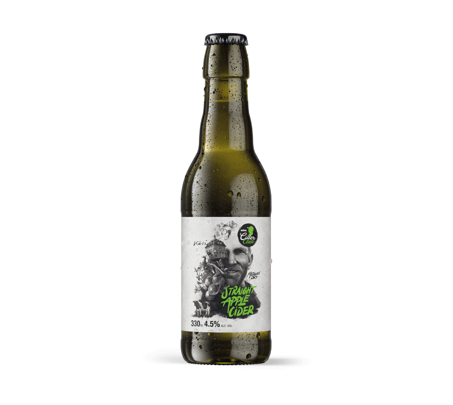 Möhl Straight Apple Cider Saurer Most 33cl 24-Harasse