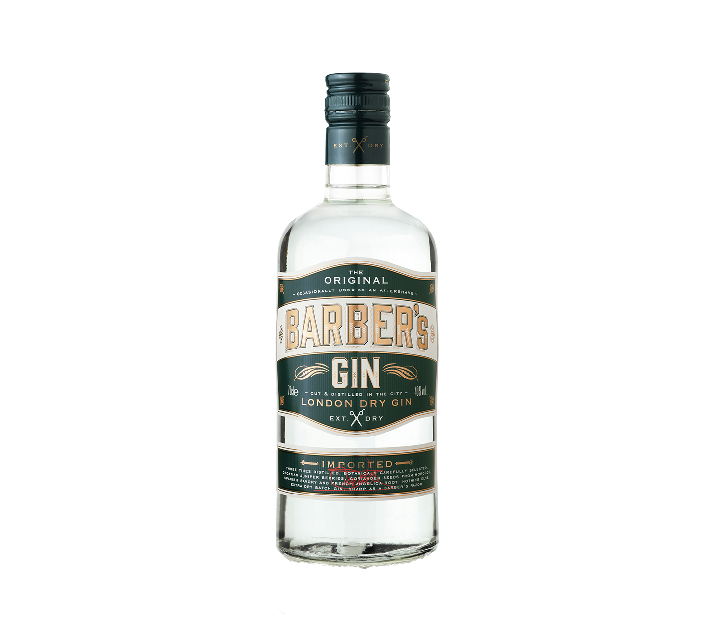 Barber's London Dry Gin Spirituosen 1x70cl