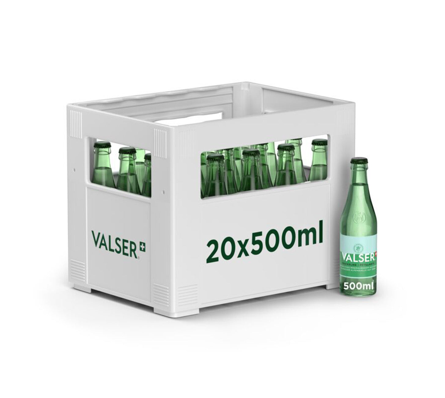 DE: Valser Prickelnd mit CO2 Wasser 50cl 20-Harasse – 20 Flaschen spritziges Alpenmineralwasser, praktisch fuer Alltag und Gastronomie. Keywords: valser, mineralwasser, prickelnd, feldschloesschen-getraenkeshop
FR: Valser Petillant Eau 50cl 20-Harasse – 20 bouteilles d’eau minerale petillante des Alpes suisses, ideales pour la restauration et le quotidien. Keywords: valser, eau petillante, eau minerale, feldschloesschen-getraenkeshop
IT: Valser Frizzante Acqua 50cl 20-Harasse – 20 bottiglie di acqua miner